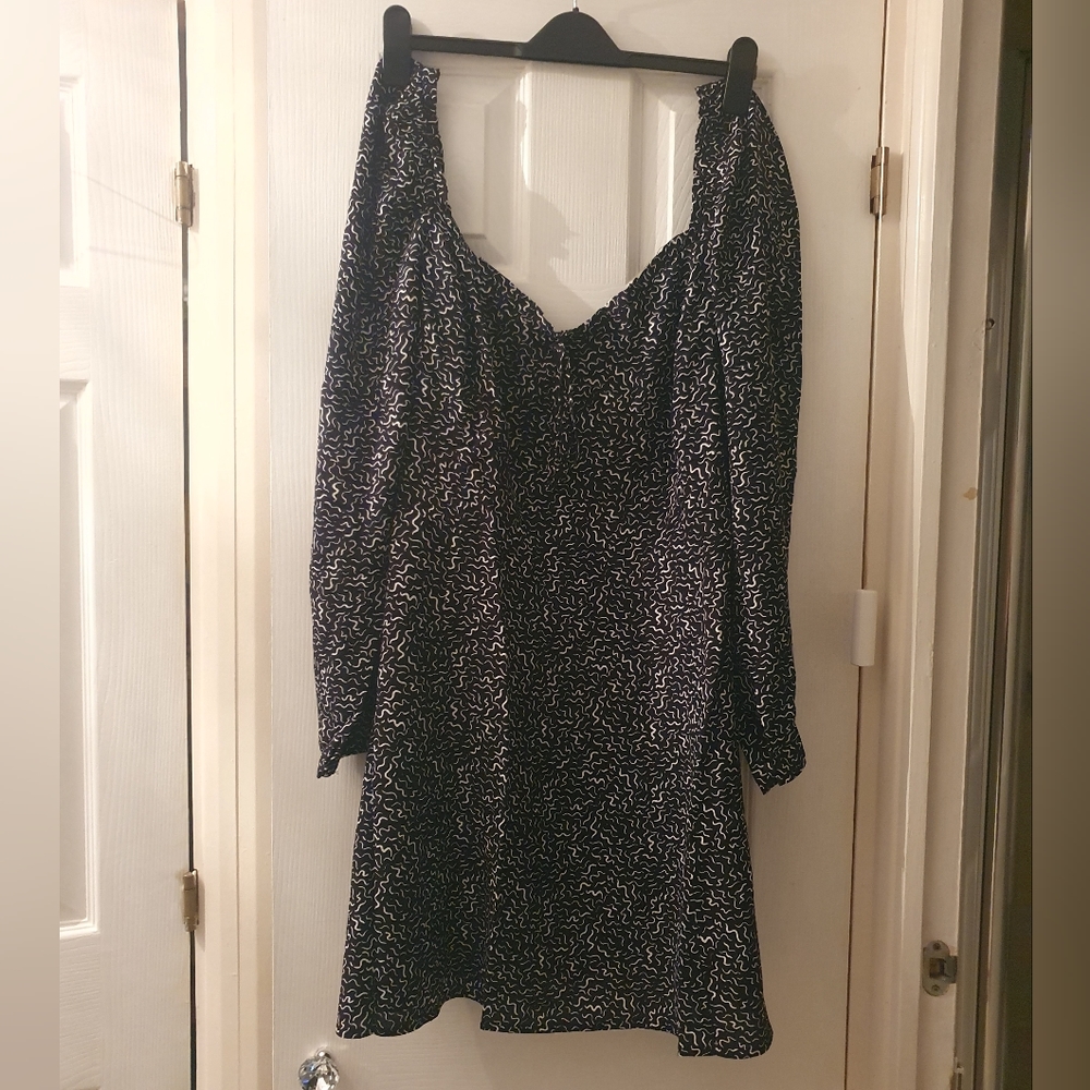 BNWT Nobody's Child Black Skater Dress Size 20 - Picture 4 of 10